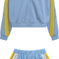 MENS BLUE TENNIS SHORT SET