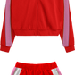 MENS RED TENNIS SHORT SET