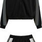 MEN TENNIS BLACK SHORT SET