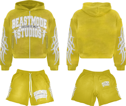 YELLOW SHORT SET