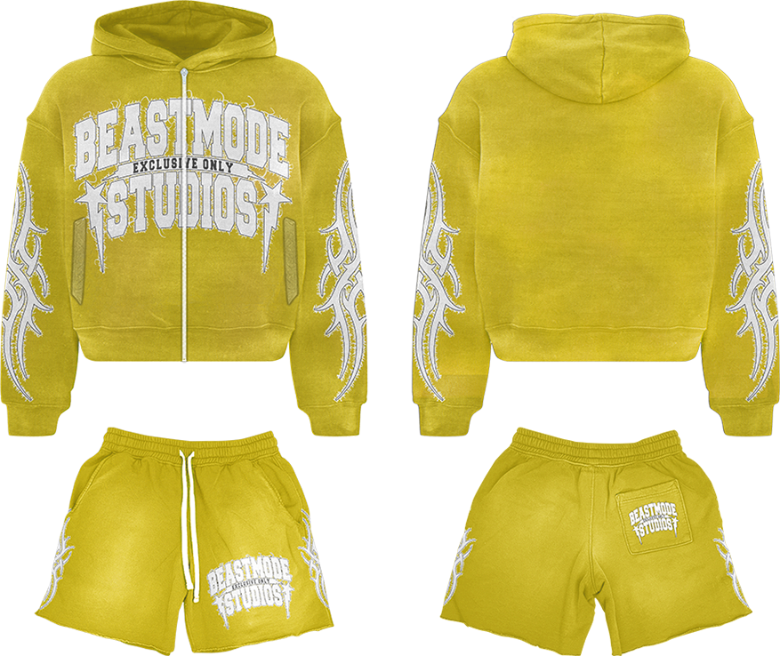 YELLOW SHORT SET