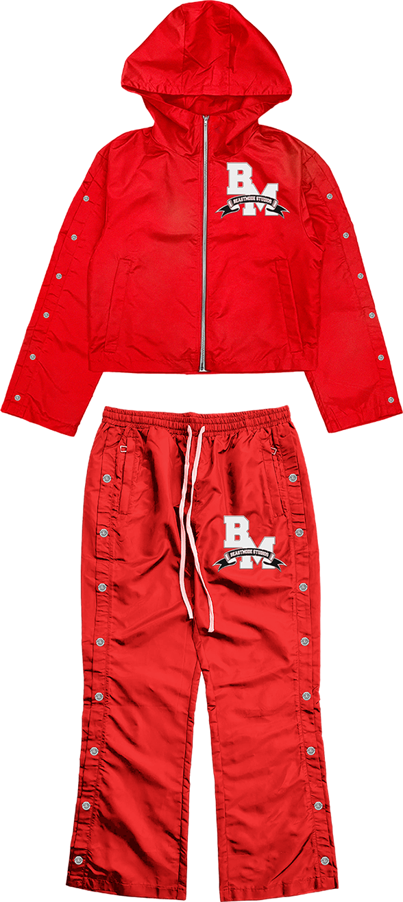 RED TRACKSUIT SUIT