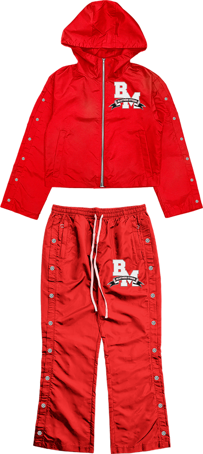 RED TRACKSUIT SUIT