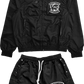 BLACK RETRO SHORT SET
