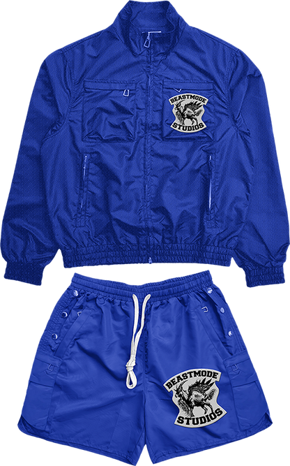 RETRO ROYAL BLUE TRACKSUITS