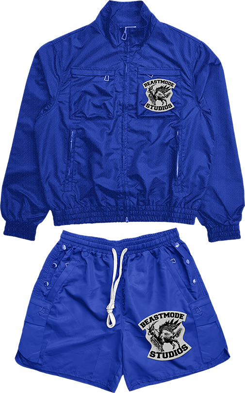 RETRO ROYAL BLUE TRACKSUITS